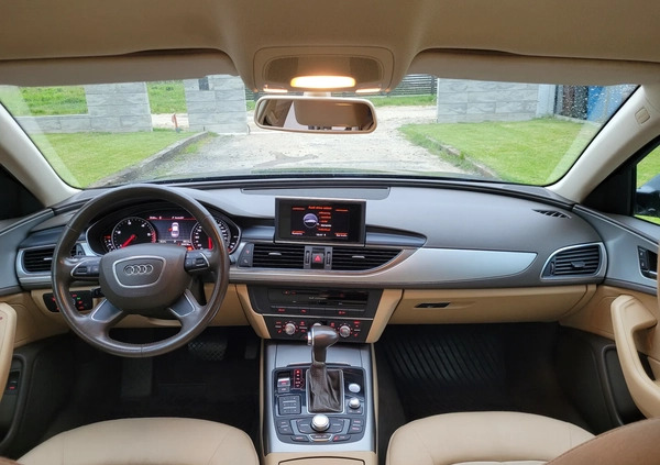 Audi A6 cena 47500 przebieg: 249000, rok produkcji 2012 z Siedlce małe 154